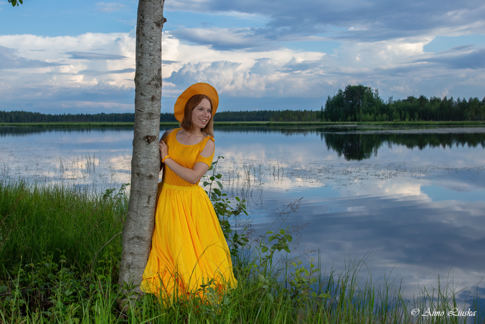 Kesäinen iltapäivä järvellä